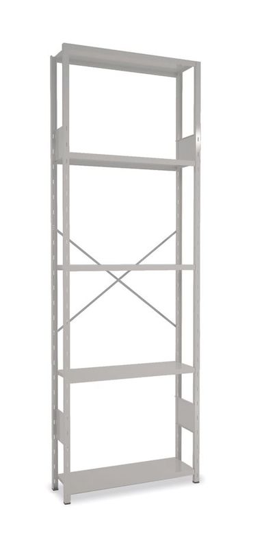 Gerdmansreolen Lagerreol, åben, hvid/hvid