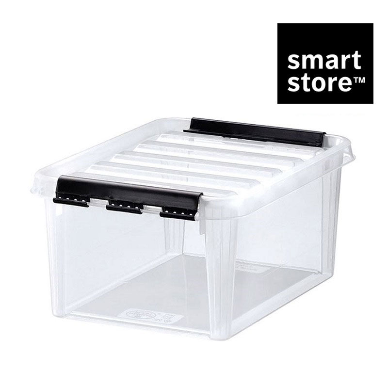 SmartStore Classic, plastkasse med låg, fødevaregodkendt