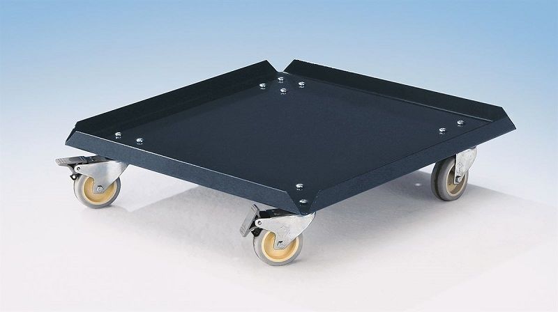 Rullevogn af stål til værkstedsskab