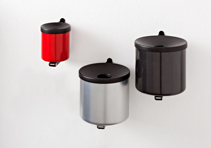 Askebæger væghængt med vippetømning