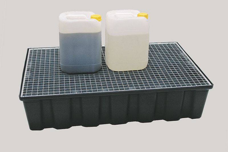Spildbakker til tønder og dunke, 120-220 liter